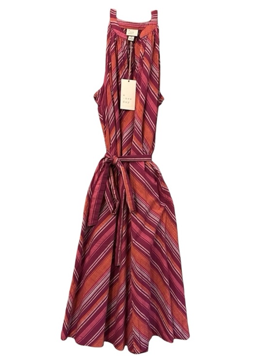 a new day Dresses & Skirts - A New Day Tie Waist Striped Dress NWT
SZ M